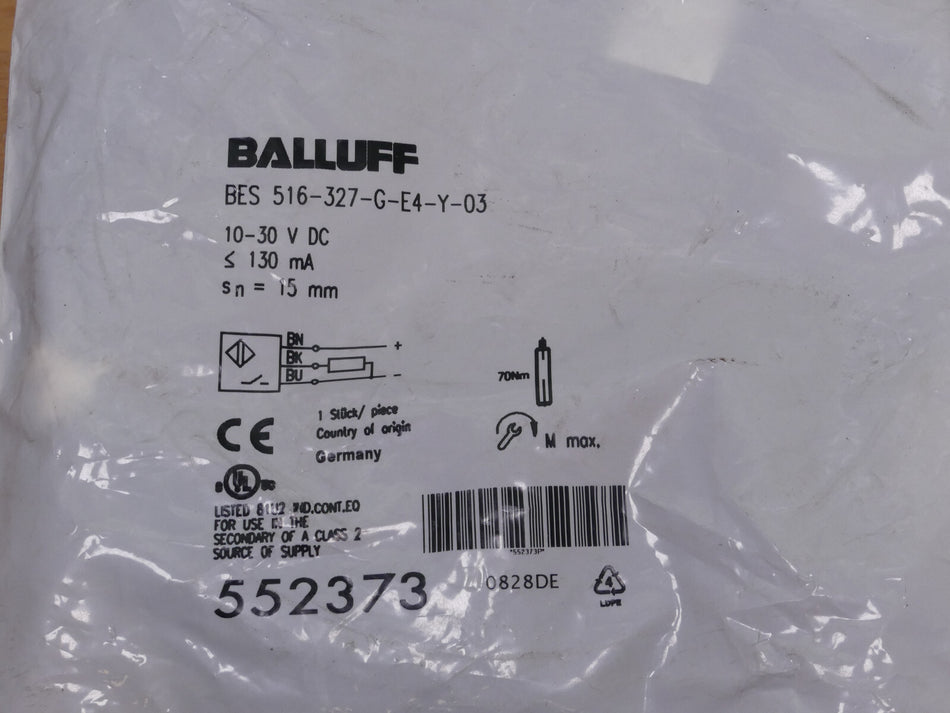 BALLUFF BES 516-327-G-E4-Y-03  BES516-327-G-E4-Y-03