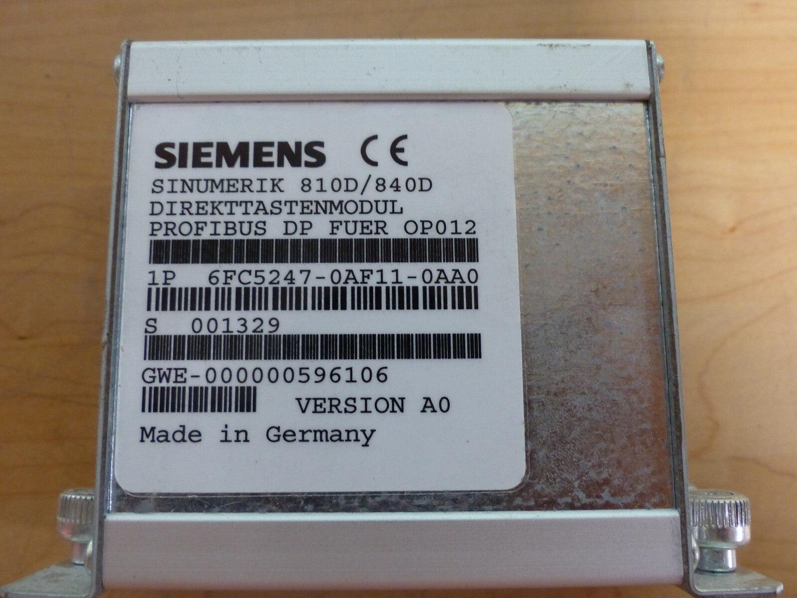 Siemens Sinumerik 810/840D Direkttastenmodul 6FC5247-0AF11-0AA0