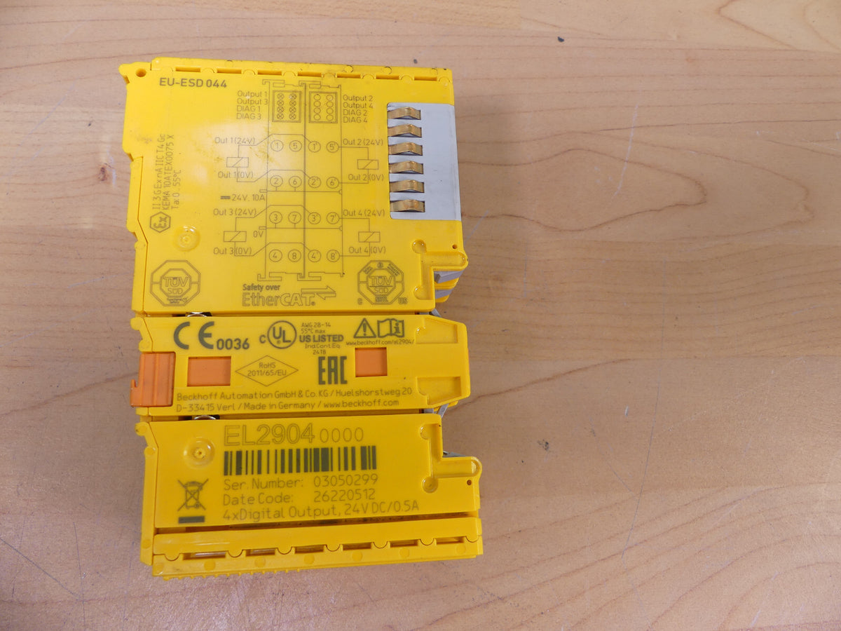 2x Beckhoff EL2904 / EL 2904  s.Bilder