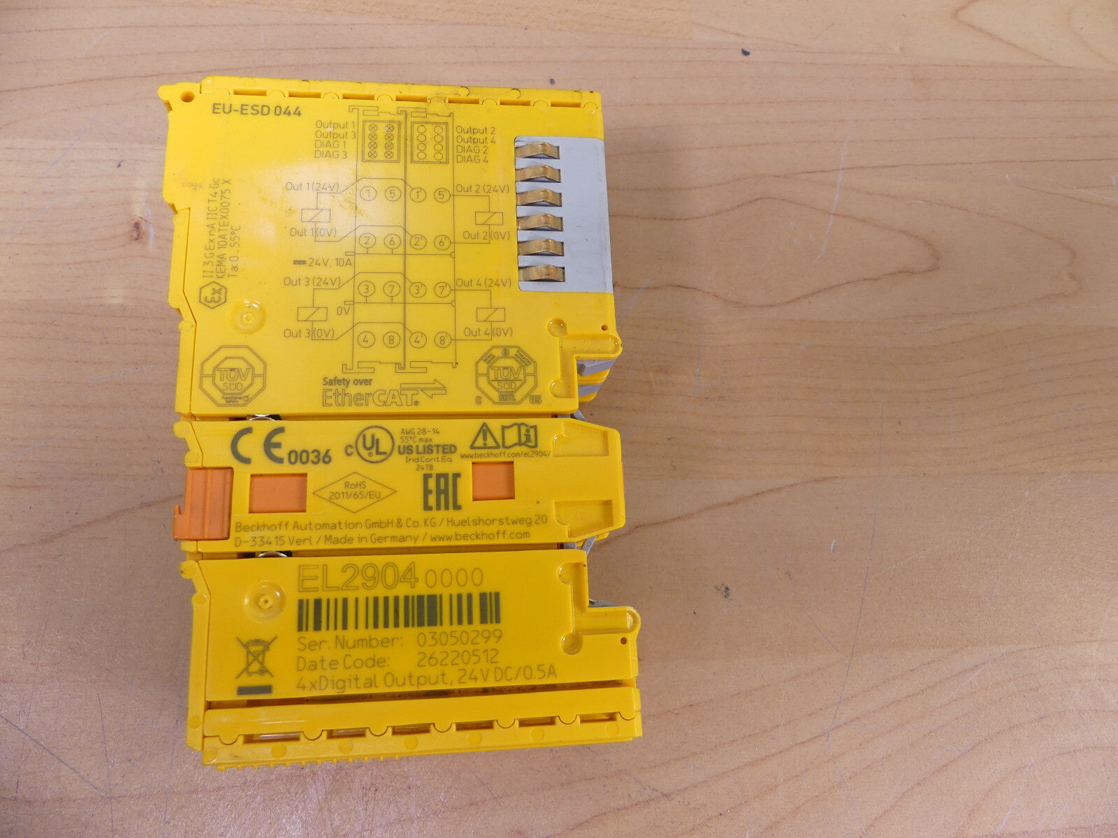 2x Beckhoff EL2904 / EL 2904  s.Bilder