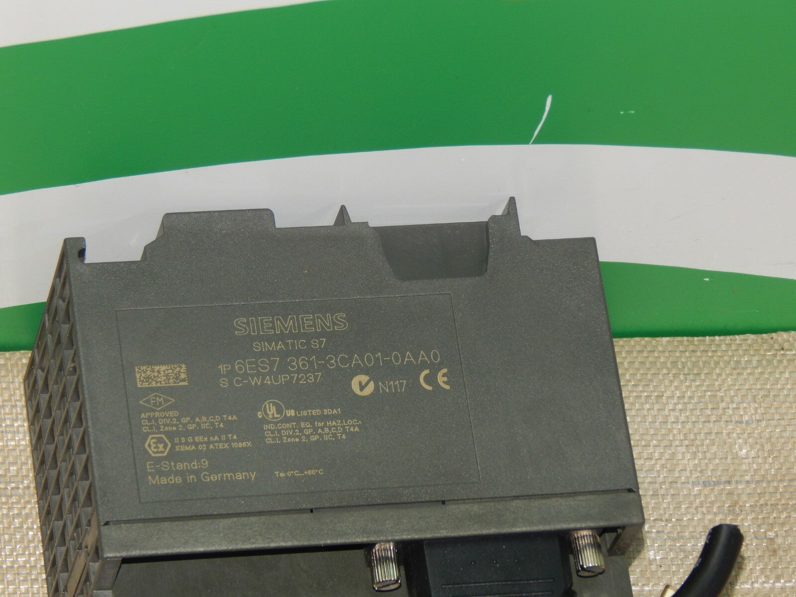  Siemens Simatic S7 6ES7-361-3CA01-0AA0 / 6ES7361-3CA01-0AA0  E-Stand: 9