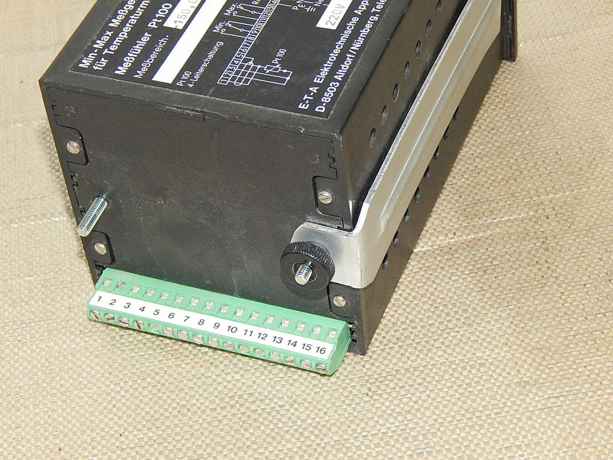 E-T-A Digital-Messgerät für Temperaturmessung DCM 71 Gerätnr: 29870483 