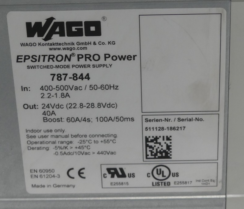 WAGO 787-844 EPSITRON PRO POWER