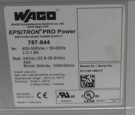WAGO 787-844 EPSITRON PRO POWER