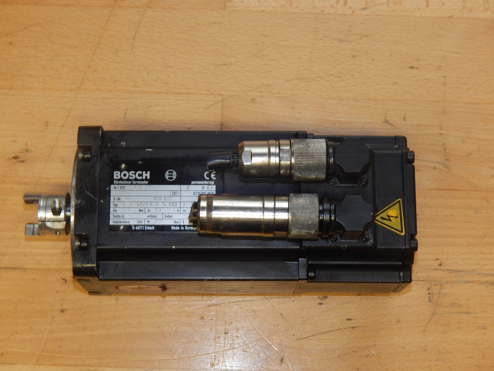 BOSCH bürstenloser Servomotor, permanenterregt, Typ SR-A2.0020.030-14.000