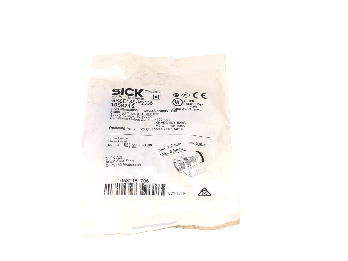 SICK GRSE18S-P2336  EIN packung  2 stück s.Bilder