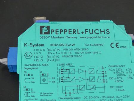 pepperl+fuchs KFD2-SR2-Ex2.W   KFD2SR2Ex2W