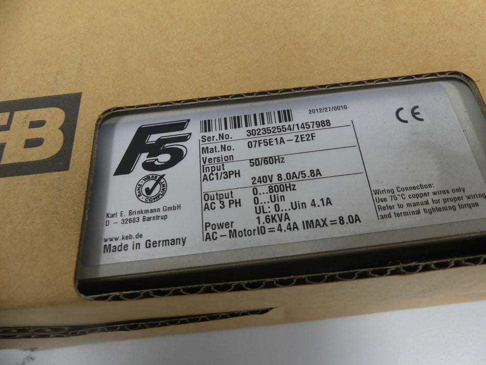 KEB 07F5E1A-ZE2F
