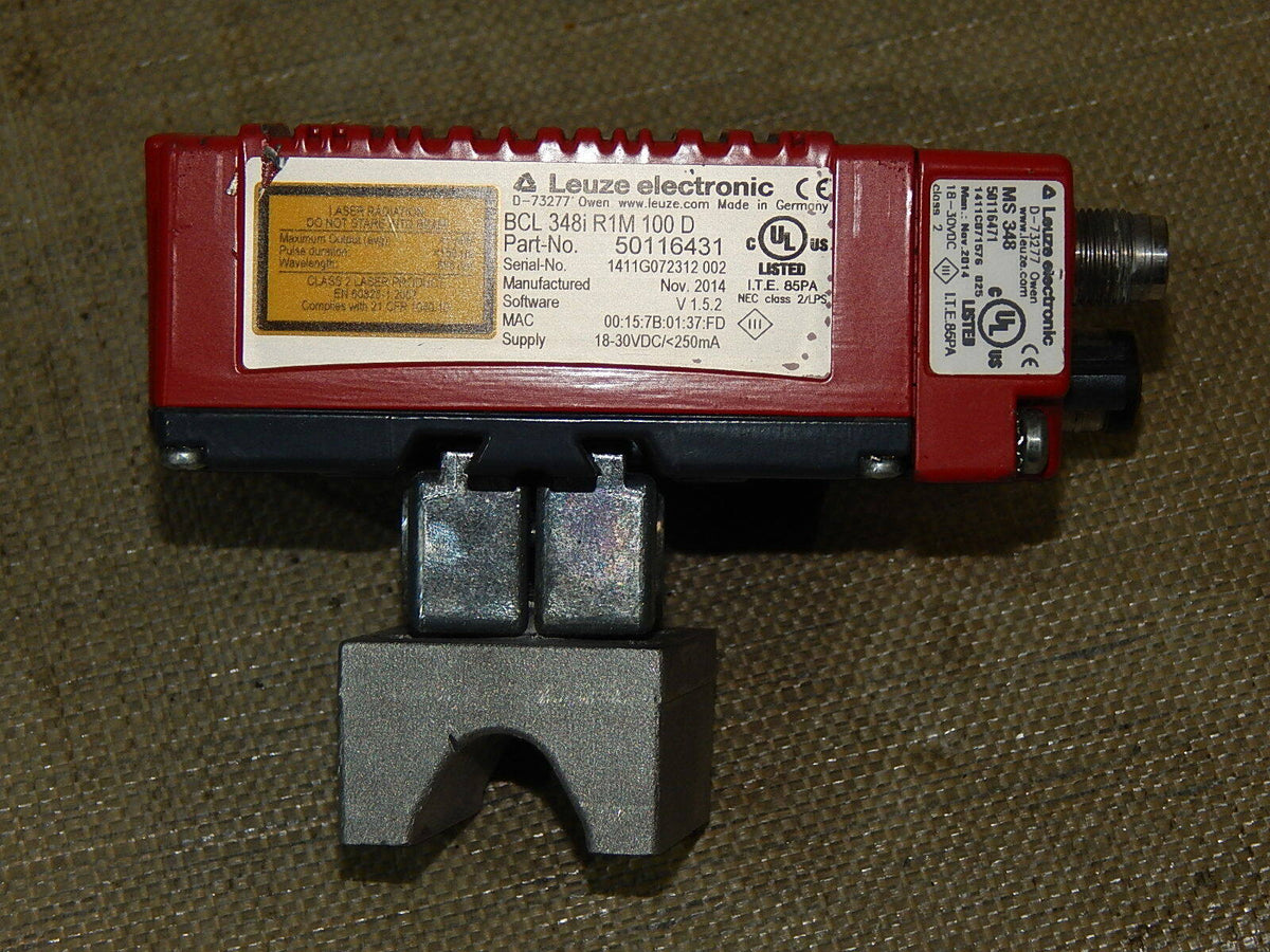Leuze Barcodeleser BCL 348i R1M 100 D Part-No.50116431 Used