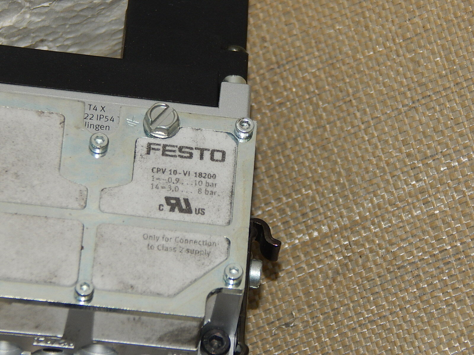  Festo CPV10-VI Ventilinsel 18200 CPV10-GE-MP-4 used s.Bilder