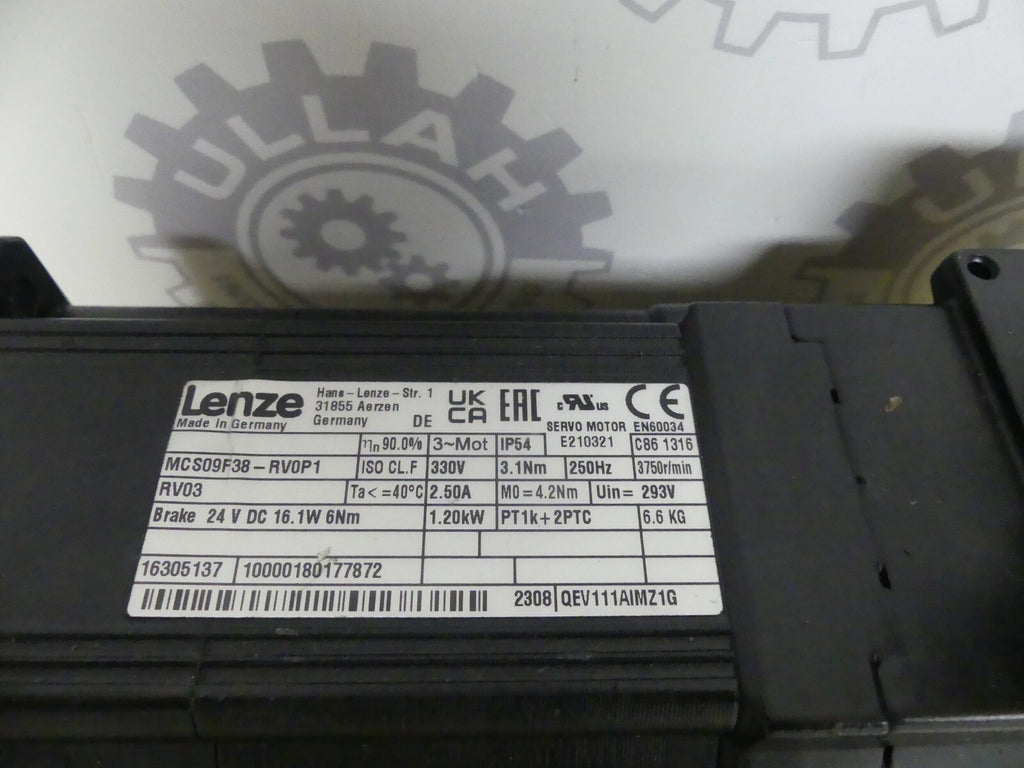 LENZE MCS09F38-RVOP1