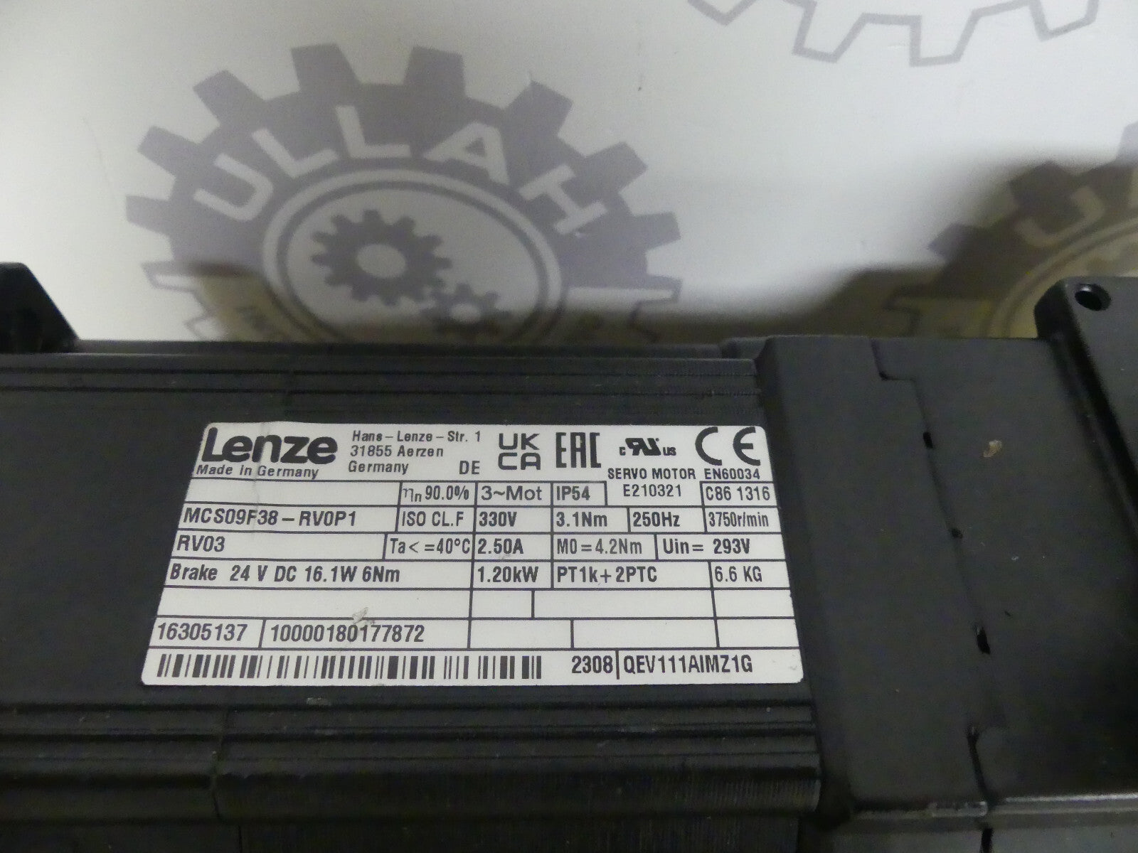 LENZE MCS09F38-RVOP1