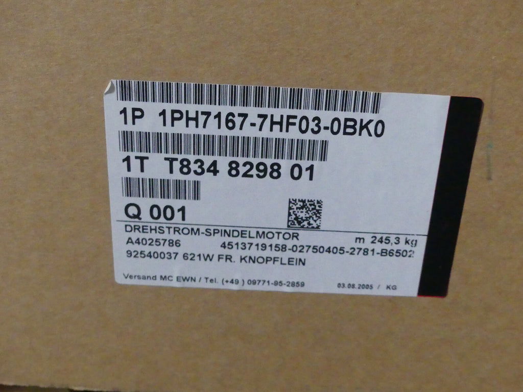 Siemens  1PH7167-7HF03-0BK0