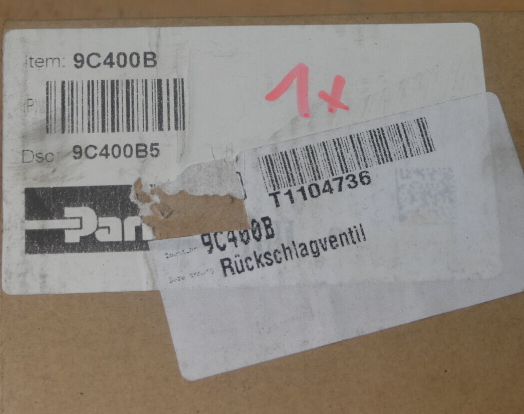 Parker 9C400B Rückschlagventil