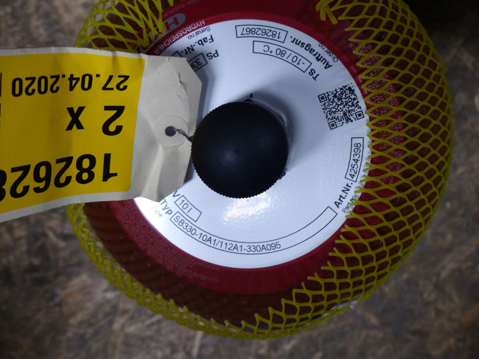Hydac  Druckspeicher sb330-10a1/112a1-330a095 Hydac 330bar  BJ. 2020