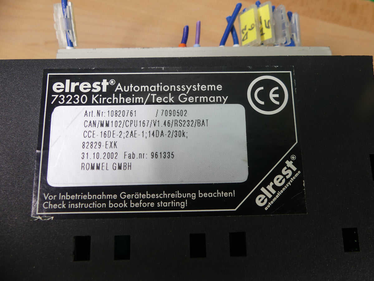 elrest ElaCan II Mini CAN/MM102/CPU167/V1.46 Art.-Nr. 10820761  s.Bilder