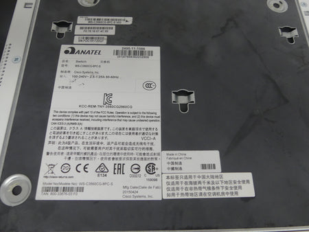 Cisco Catalyst 3560-CG WS-C3560CG-8PC-S V03 8 Ports PoE