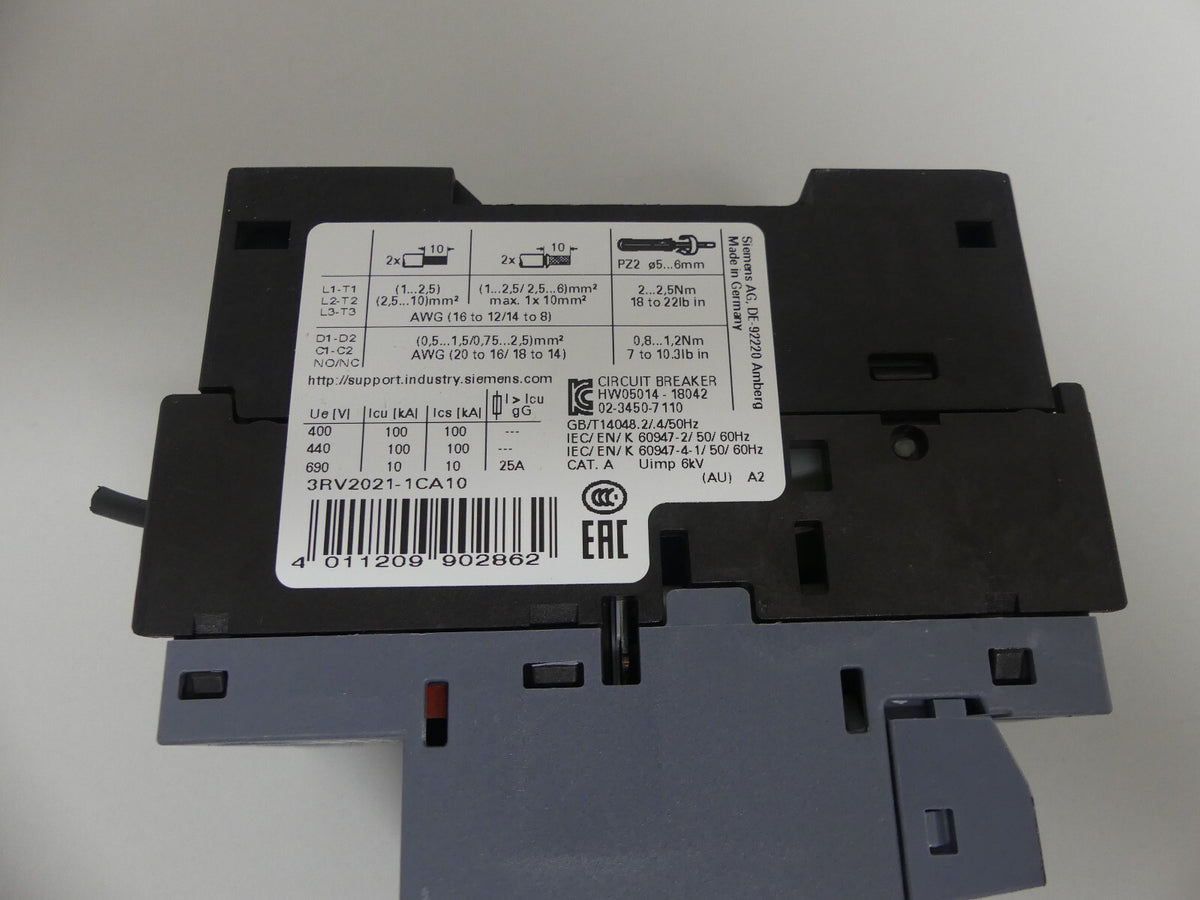 Siemens 3RV2021-1CA10 Leistungsschalter
