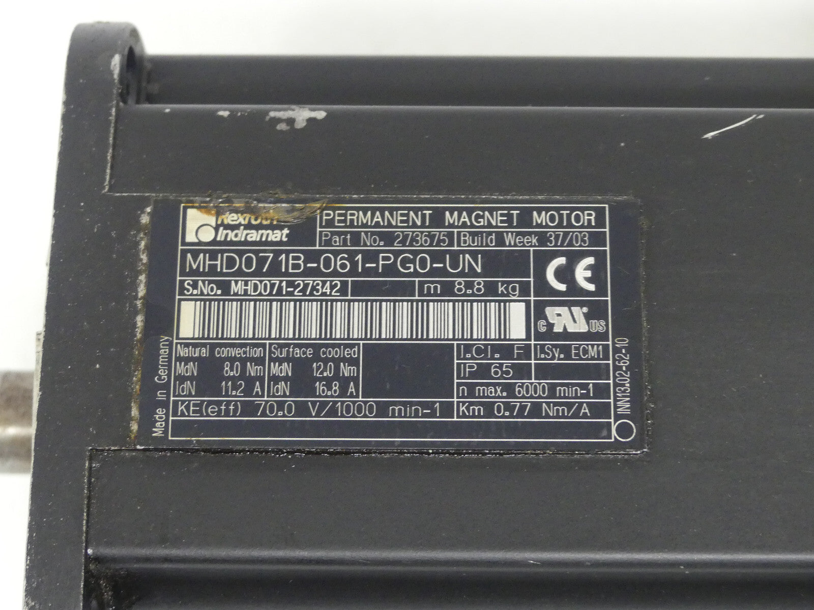 Rexroth MHD071B-061-PG0-UN