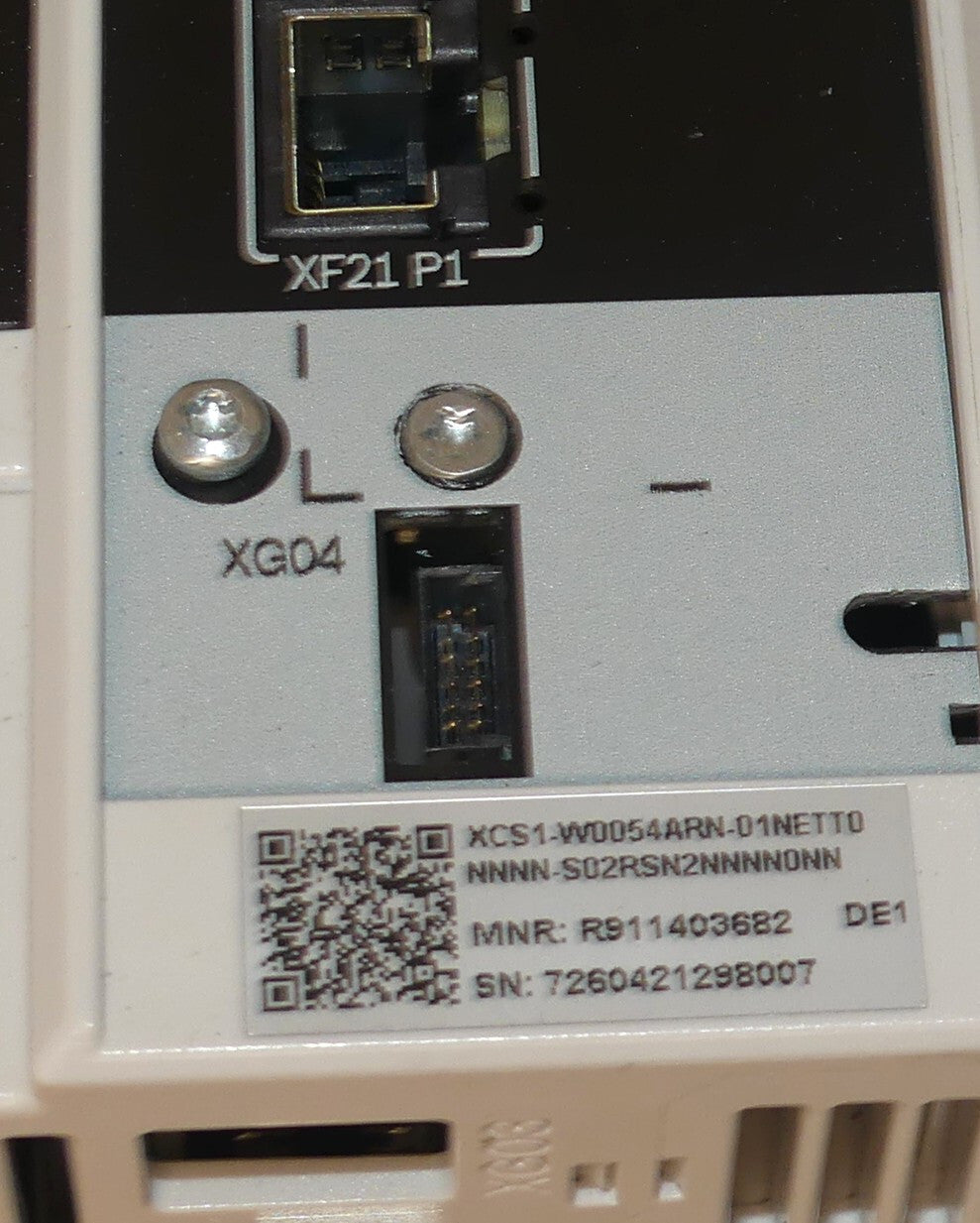 REXROTH XCS1-W0054ARN-01NETT0NNNN-S02RSN2NNNN0NN