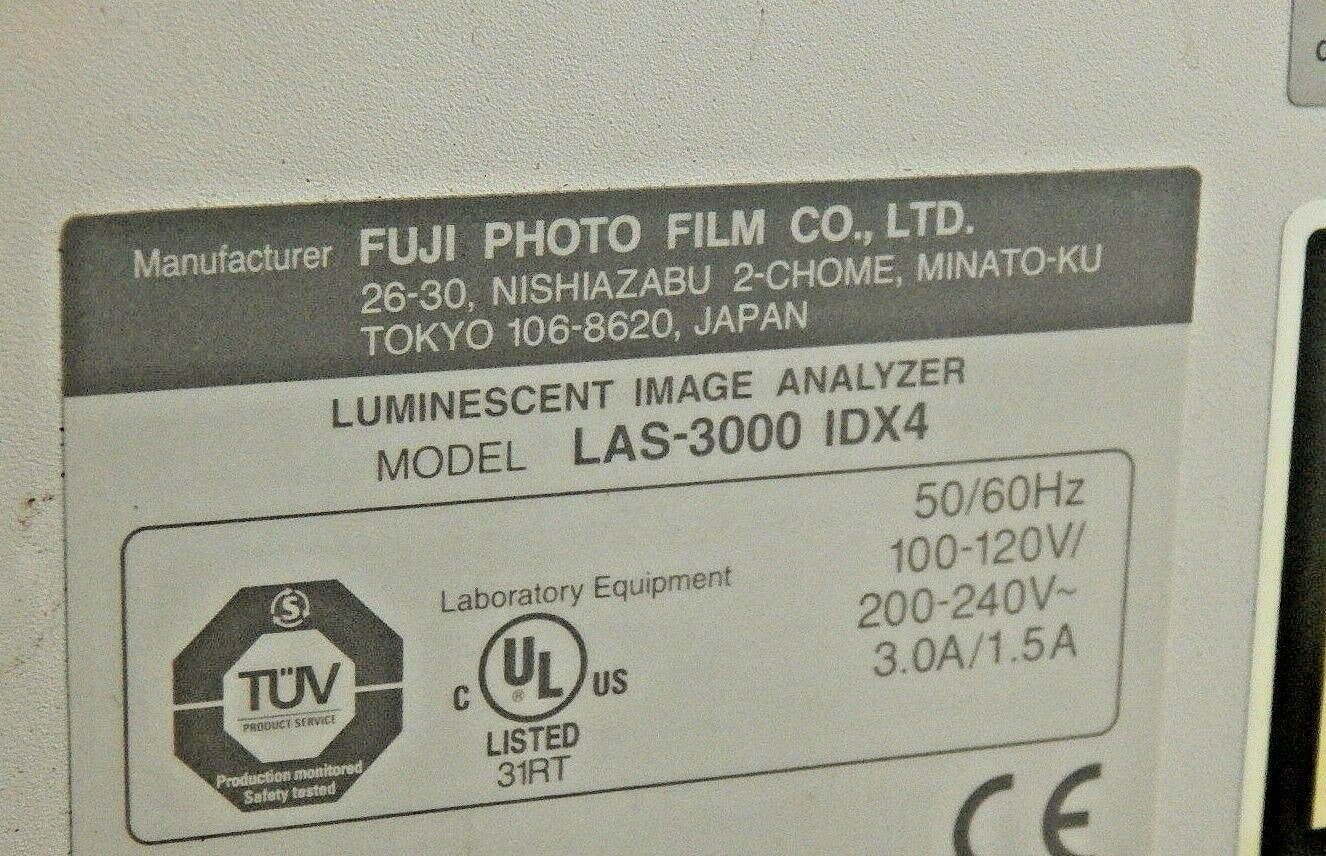 Fuji film LAS-3000 IDX4     Fujifilm LAS-3000 IDX4