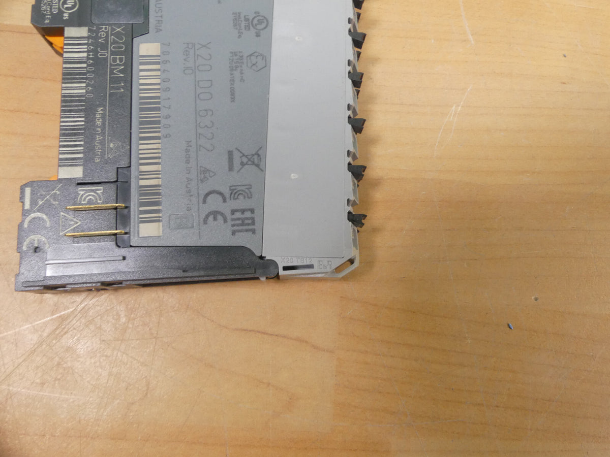 B&R X20D06322 + X20BM11 + X20TB12 s.Bilder