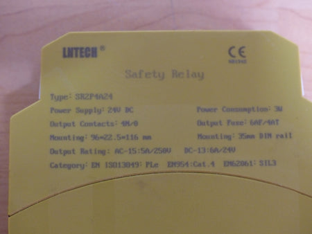 Lntech Safety Relay sr2p4a24 used