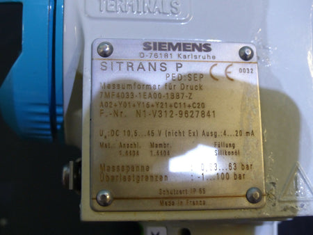 Siemens 7MF4033-1EA00-1BB7-Z
