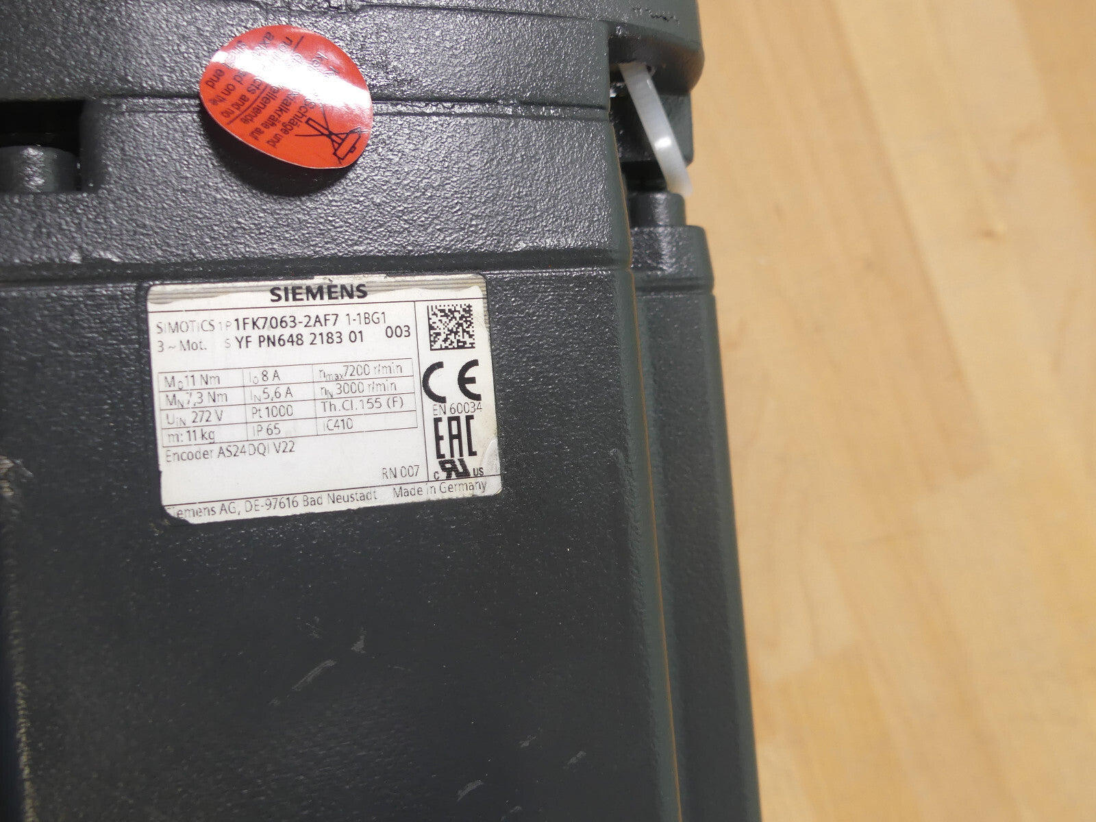 SIEMENS 1FK7063-2AF71-1BG1 1FK70632AF711BG1