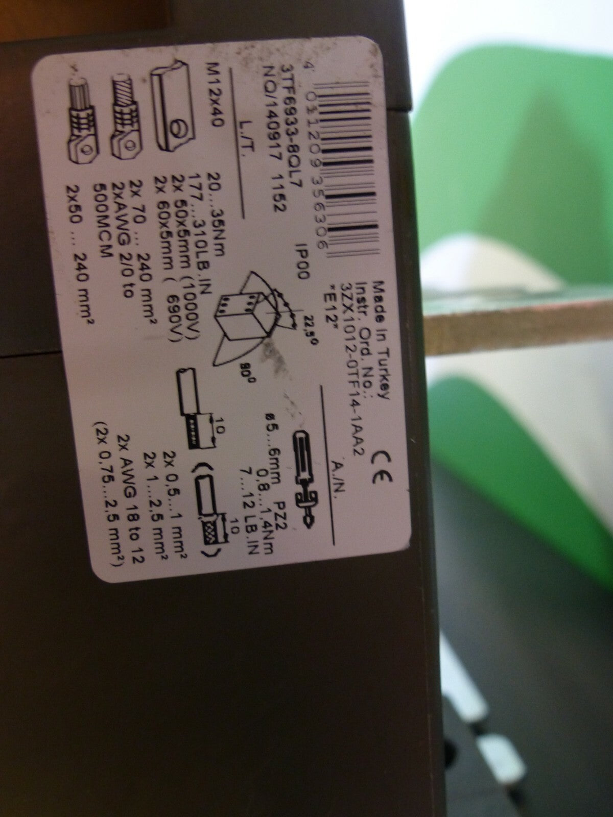 Siemens 3FT6933-8QL7 // 3FT6933-8Q