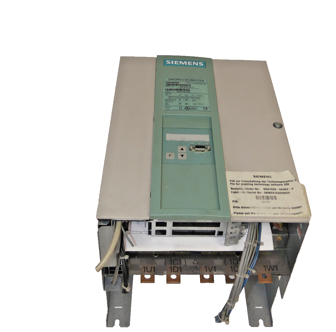 Siemens Simoreg DC-Converter 6RA7028-6DV62-0-Z