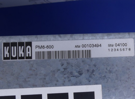 KUKA PM6-600 00103494 Powermodul