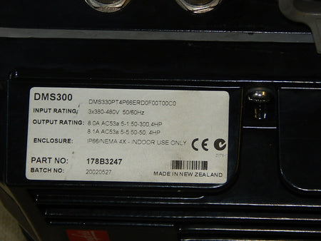 Danfoss  DMS300 // DMS330PT4P66ERD0F00T00C0  4hp used