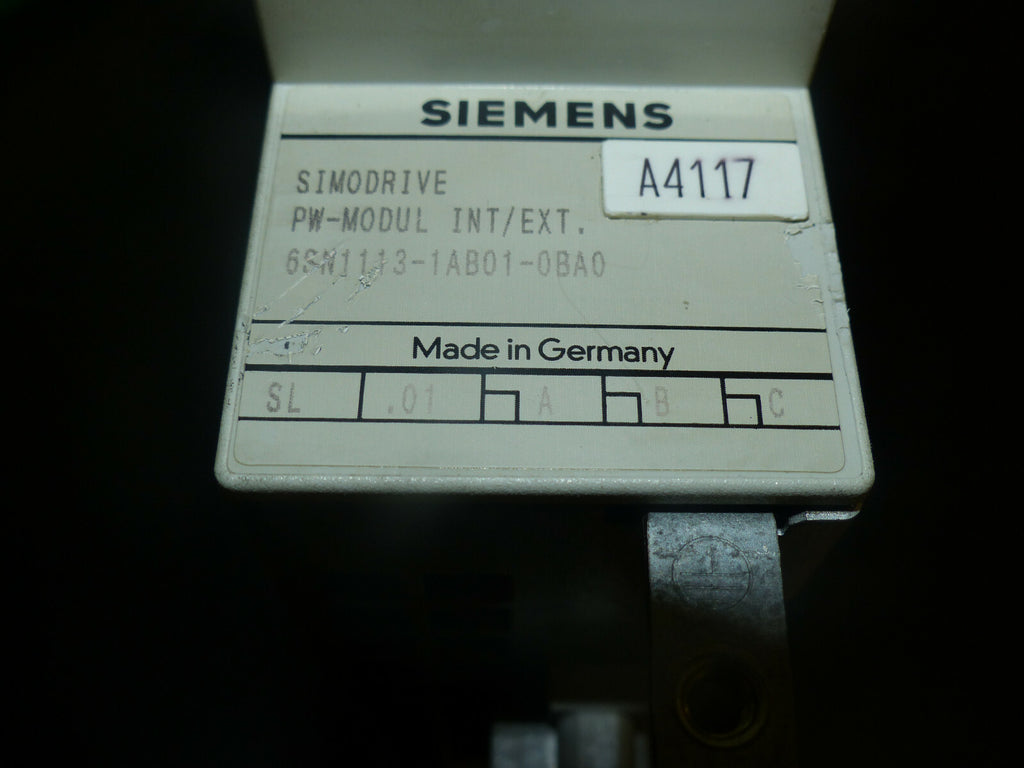 Siemens 6SN1113-1AB01-0BA0 (Ohne Deckel) S. Bilder