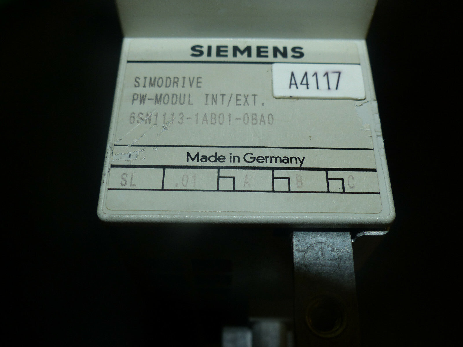 Siemens 6SN1113-1AB01-0BA0 (Ohne Deckel) S. Bilder