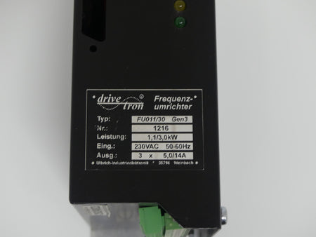 Drivetron FU011/30 Frequency Converter