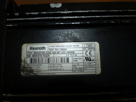 Rexroth Permanent-Magnet-Motor MSK070D-0450-NN-M1-UG1-NNNN