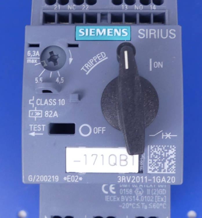 Siemens Sirius 3RV2011-1GA20 Leistungsschalter