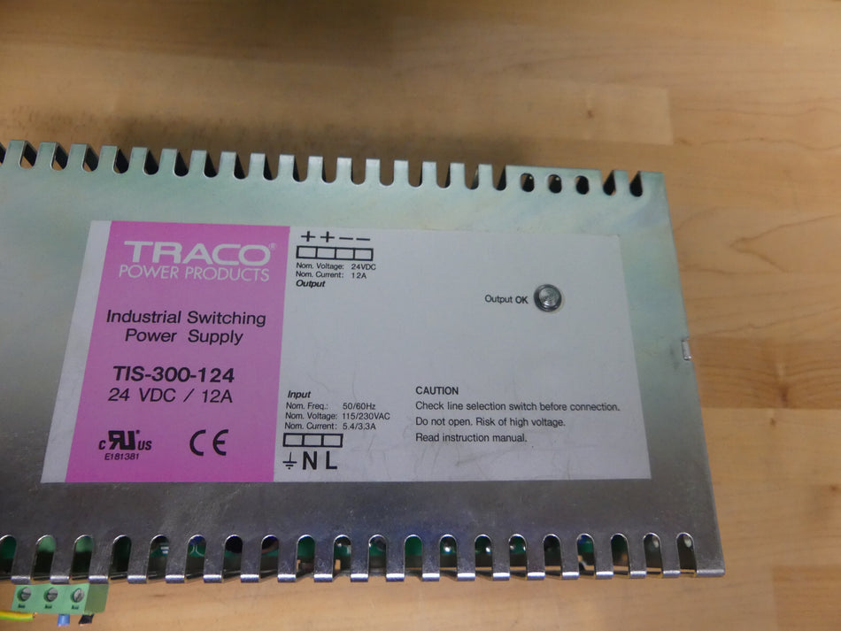 Traco Netzteil 24VDC 12A TIS 300-124