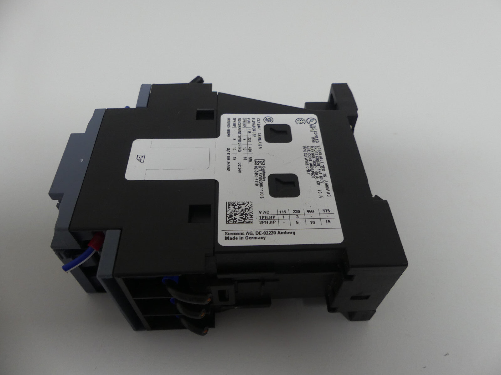 Siemens 3RT2025-1BB40 Leistungsschütz