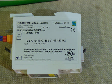 Eurotherm TE10S 25A/480V/LGC/GER/-/-FUSE/-//00  s.Bilder