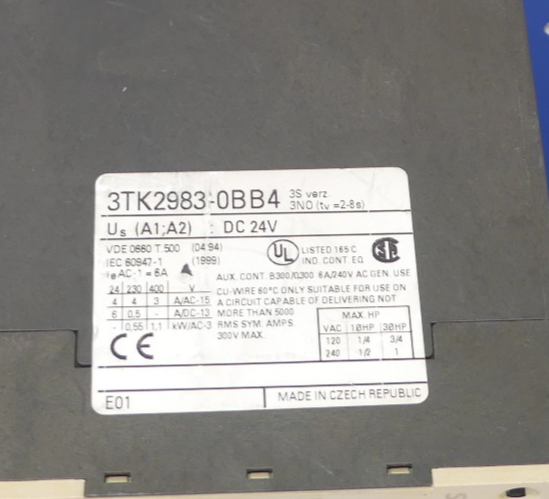 SIEMENS 3TK2983-0BB4