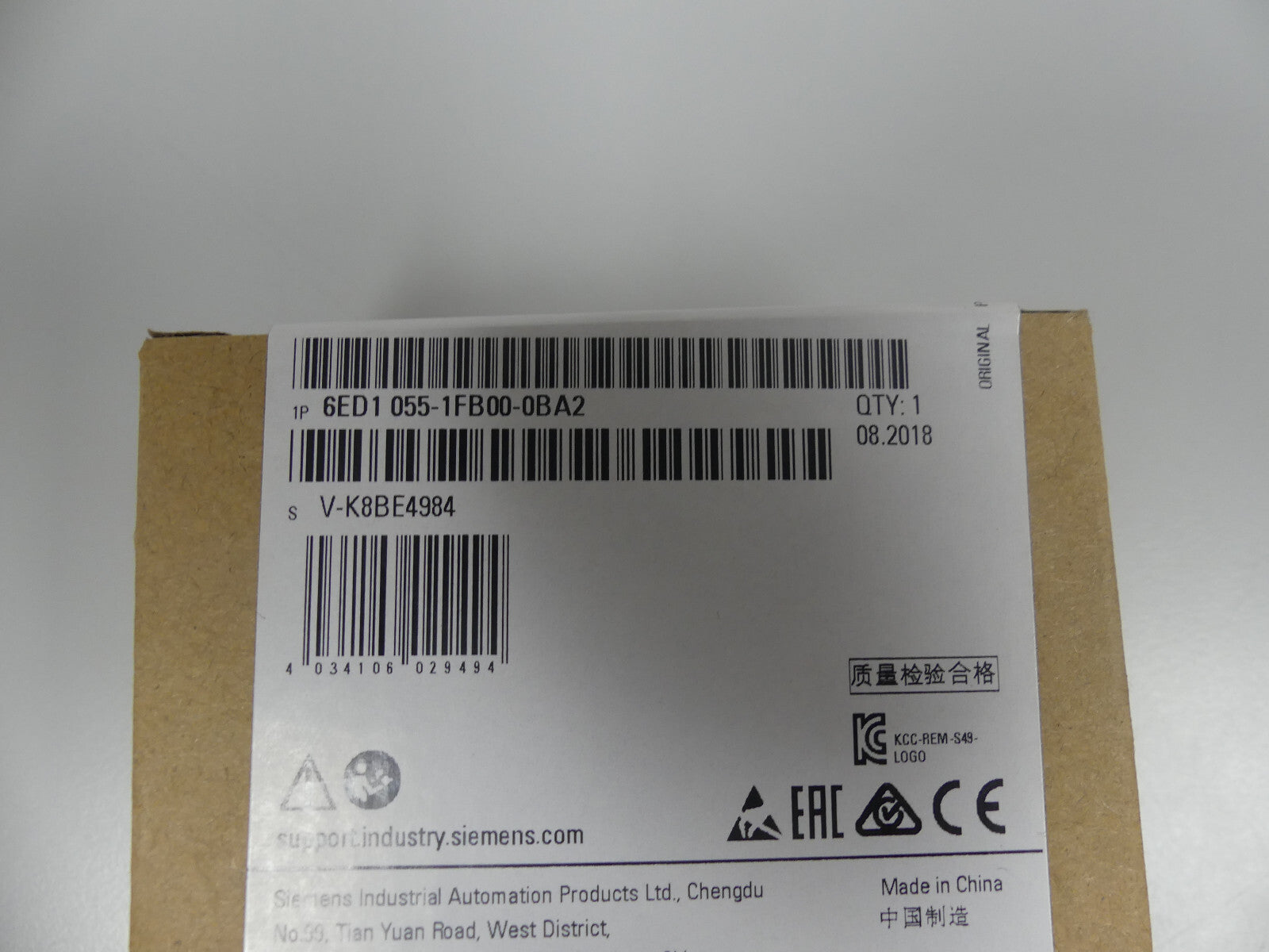 Siemens 6ED1 055-1FB00-0BA2