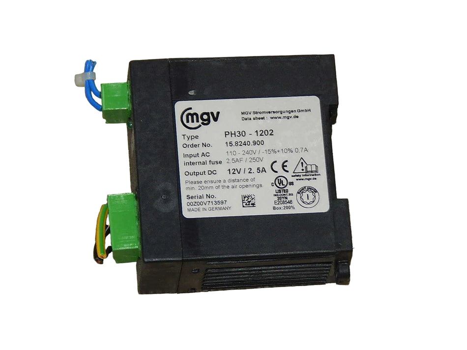  MGV PH 30-1202  Stromversorgung / Power supply used