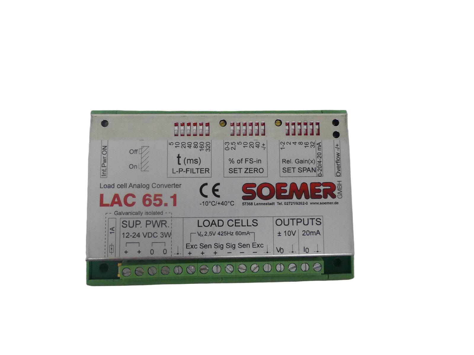 LOAD CELL ANALOG CONVERTER LAC 65.1