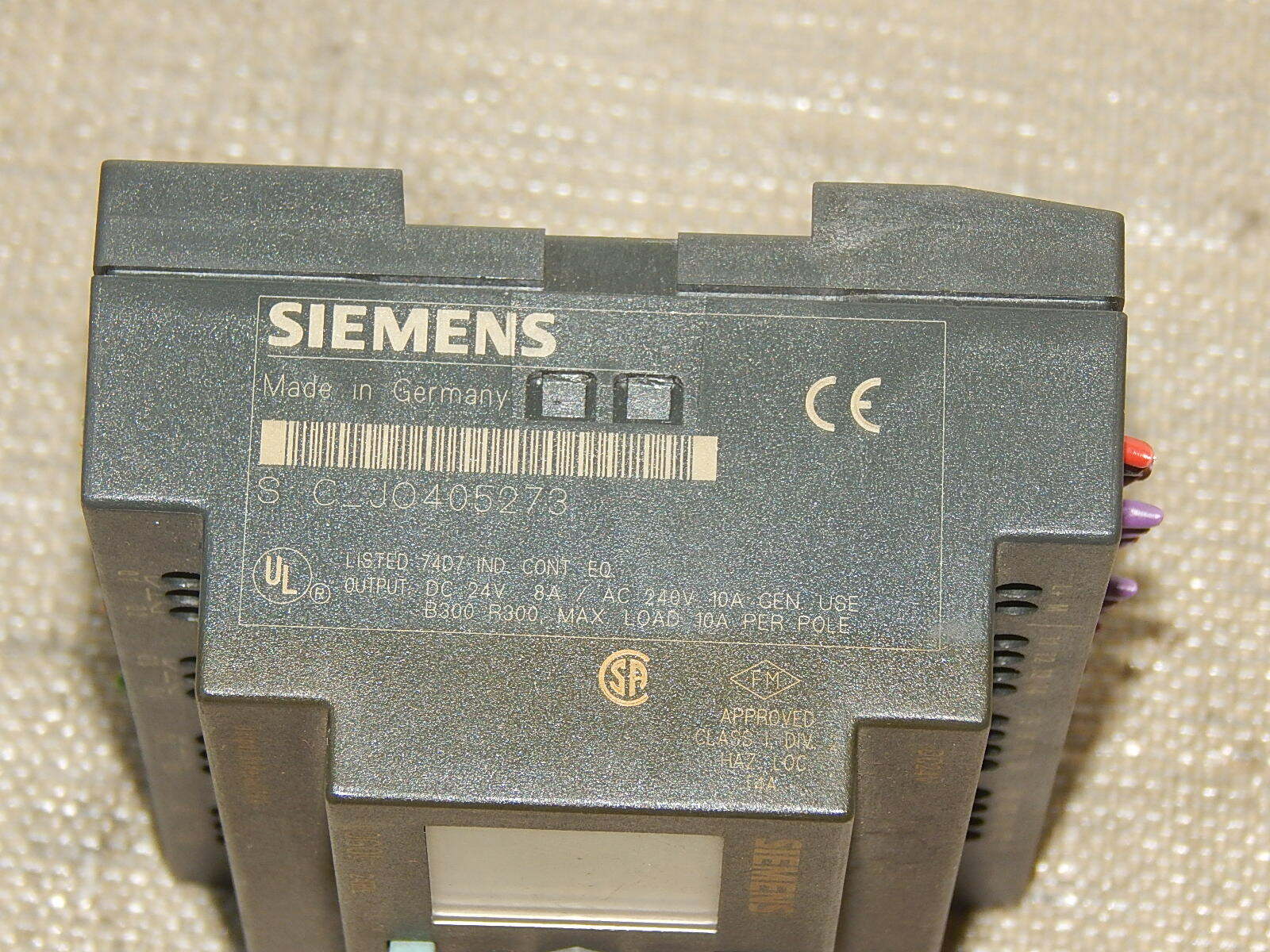  Siemens Logo 6ED1-053-1HA00-0BA0 Logic Modul  / ED1053-1HA00-0BA00 used