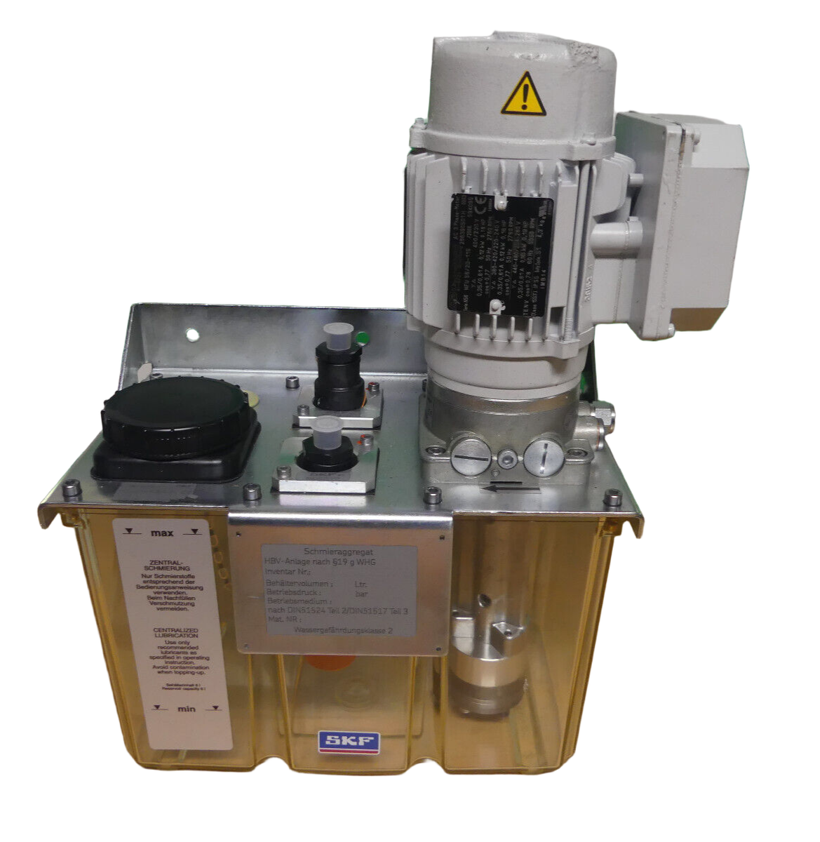 SKF  MFE2-KW6F-559-1FV  mit Kunststoffbehälter unbrnutzter s.Bilder