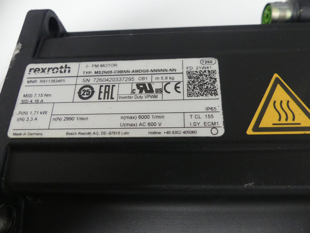 Rexroth MS2N05-C0BNN-AMDG0-NNNNN-NN