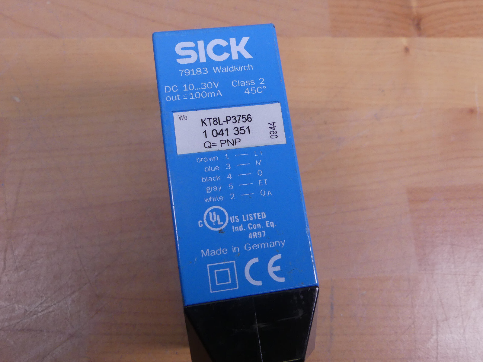 SICK KT8L-P3756 Kontrastsensoren 1 041 351  used