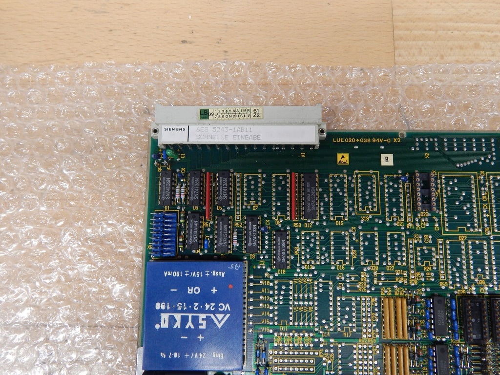 Siemens Simatic S5 6ES5243-1AB11// 6ES5-243-1AB11 SCHNELLE EINGABE 